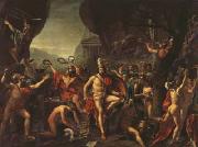 Jacques-Louis David Leonidas at thermopylae (mk02) Spain oil painting artist